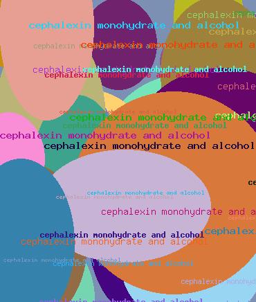 Cephalexin monohydrate and alcohol