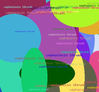 Cephalexin thrush