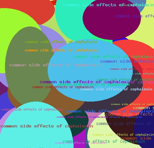 Common side effects of cephalexin