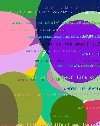 What is the shelf life of cephalexin